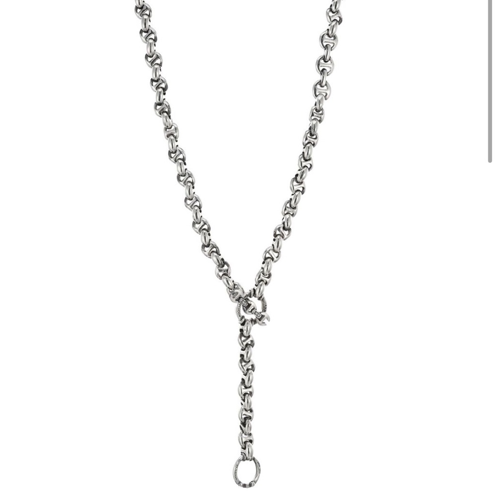 Hoorsenbuhs Link Necklace with Diamond Pendant